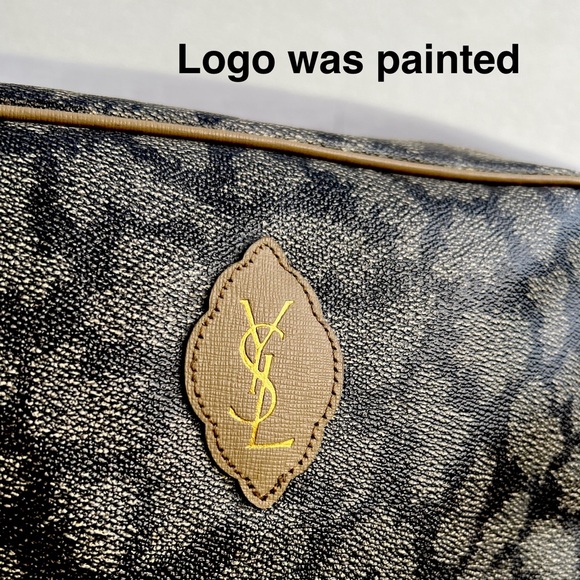 YSL Clutch Bag Giraffe Print Yves Saint Laurent - Picture 7 of 7